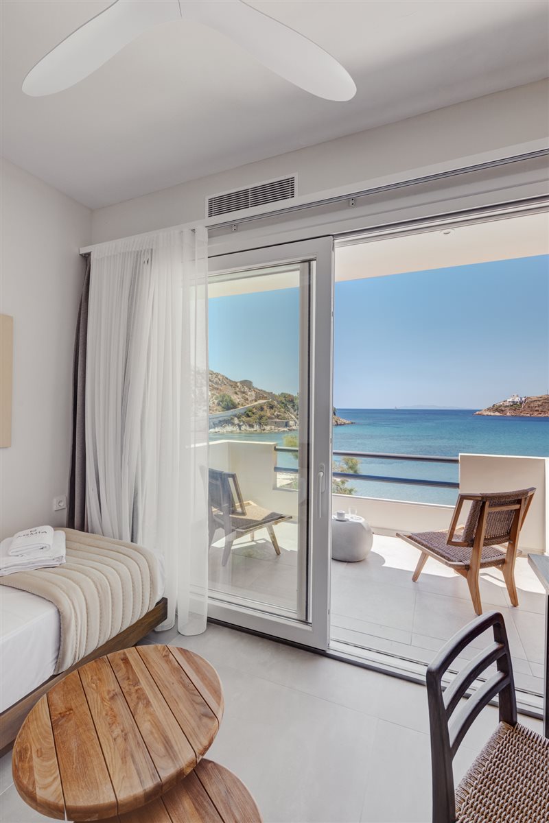 Two-Bedroom Family Suite with Sea & Garden View at Armia Experience Hotel, Vári, Sýros